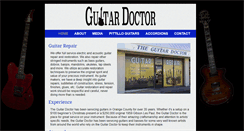 Desktop Screenshot of guitardoctor.net